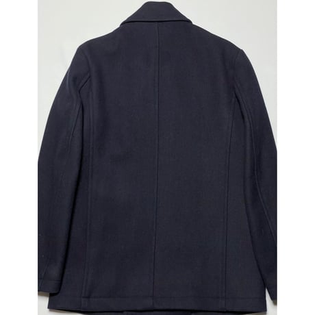 BEN SHERMAN ウール混Pコート ネイビー Sサイズ
