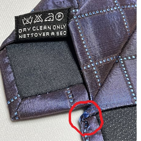 ▲訳あり商品▲ CANALI ダイヤカット柄シルクネクタイ ネイビー イタリア製