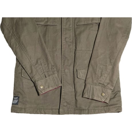 HUF M65型ミリタリージャケット カーキ Sサイズ