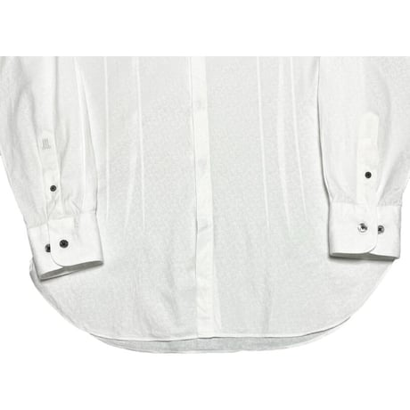 MADE IN JAPAN製 LANVIN en Bleu 長袖シャツ ホワイト 48サイズ