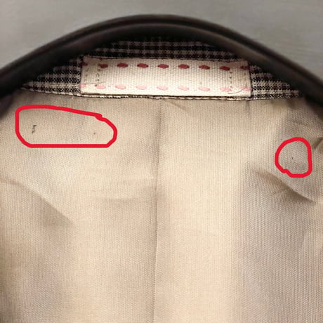 ☆タグ付き新古品☆ CHRISTIAN ORANI Irish Linen ギンガムチェック柄 リネンテーラードジャケット ブラウン AB5サイズ