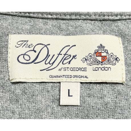 The Duffer of St.GEORGE ヘンリーネックTシャツ グレー Lサイズ