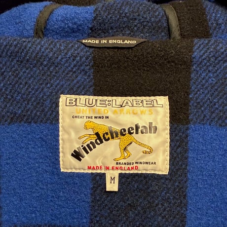 MADE IN ENGLAND製 UNITED ARROWS BLUE LABEL WINDCHEETAH ダッフルコート ネイビー Mサイズ