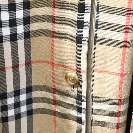 MADE IN ENGLAND製 OLD BURBERRY ステンカラーコート ベージュ