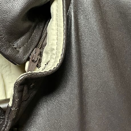 定価15万 ブートニエール付き MADE IN ITALY製 LARDINI ラムレザージャケット ダークブラウン 48サイズ