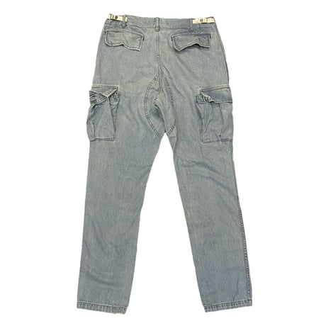 MADE IN JAPAN製 PHENOMENON 2011年SSモデル デニムカーゴパンツ ライトインディゴ W30/Mサイズ