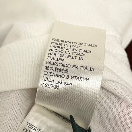MADE IN ITALY製 ZANONE icecotton VネックTシャツ ホワイト 48サイズ