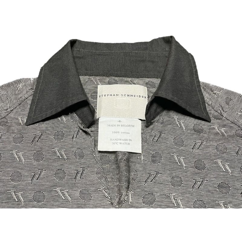 MADE IN BELGIUM製 STEPHAN SCHNEIDER Vネック半袖ポロシャツ 