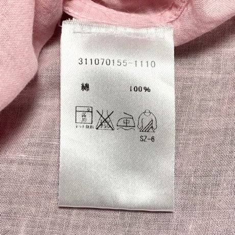 【サザビーリーグ取り扱い】MADE IN USA製 Frank & Eileen 長袖コットンシャツ ピンク Sサイズ