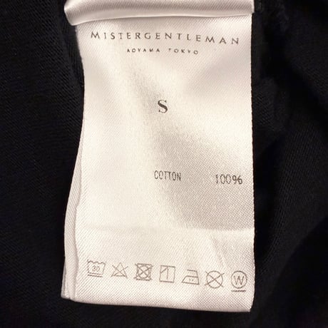 MADE IN JAPAN製 MISTERGENTLEMAN 「CITYFADE」 プリント入り オーバーサイズ 長袖Tシャツ ブラック Sサイズ