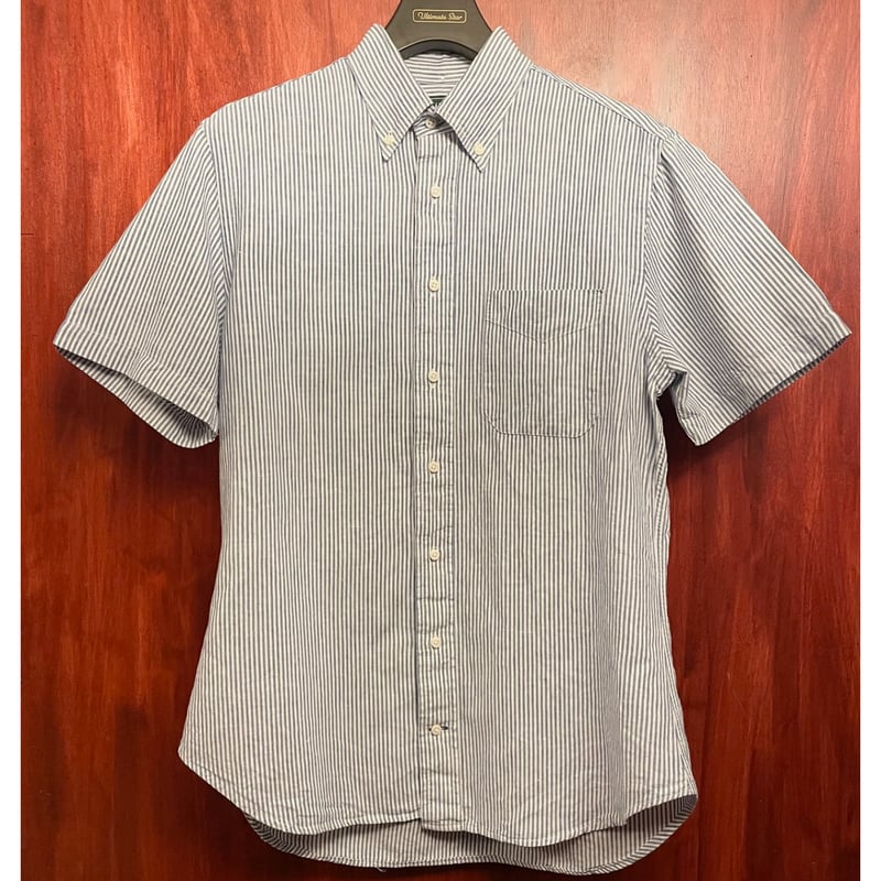 MADE IN USA製 GITMAN BROS VINTAGE ストライプ柄半袖ボタンダウン