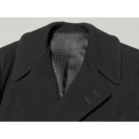【SHIPS取り扱い】MADE IN ITALY製 U-Ni-Ty ウールロングコート ブラック 50サイズ