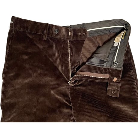 MADE IN USA製 Hunt Blatchford 調節アジャスター付き コーデュロイスラックス ブラウン Lサイズ
