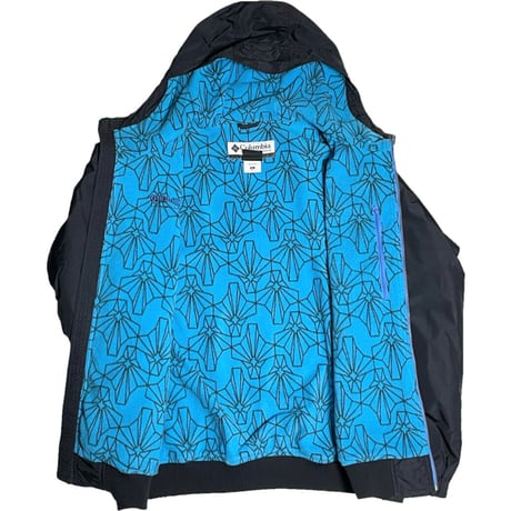 Columbia × THRASHER Wネームフルジップナイロンジャケット ブラック XLサイズ