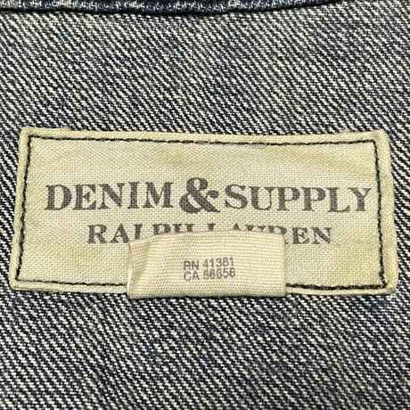 DENIM&SUPPLY RALPH LAUREN スタッズ加工デニムジャケット ライトインディゴ Mサイズ