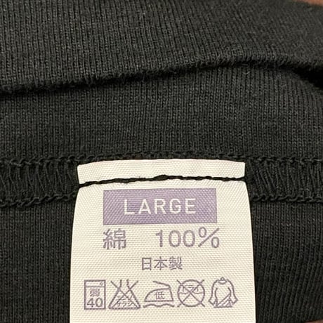 MADE IN JAPAN製 SWAGGER BLACK PLATINUM × GUNZE クルーネックTシャツ ブラック Lサイズ