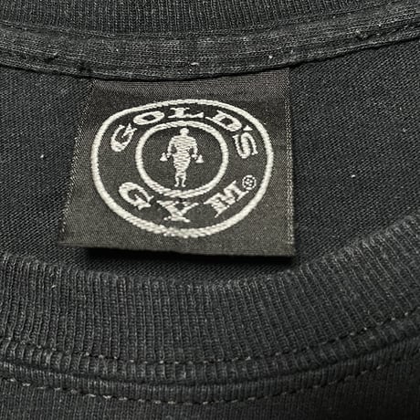 MADE IN USA製 GOLD'S GYM 半袖Tシャツ ブラック Lサイズ