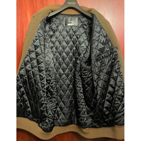 激レア MADE IN JAPAN製 SWAGGER 2003-2004年モデル 「Streetteam」 スタジアムジャケット ブラウン Lサイズ