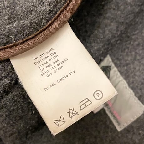 MADE IN ENGLAND製 UNITED ARROWS PINK LABEL ステンカラーウールコート キャメル Mサイズ