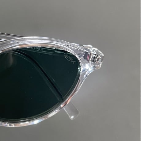 展示品渡し ★新品★ MADE IN ITALY製 SARAGHINA SVEVA 13-LGE2 サングラス クリア ブラックレンズ