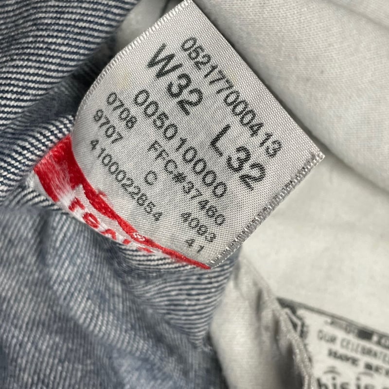 LEVI'S 501XX デニムパンツ インディゴ W32×L32 メキシコ製 LEVI'S 501XX デニムパンツ インディゴ W32×L32 メキシコ製