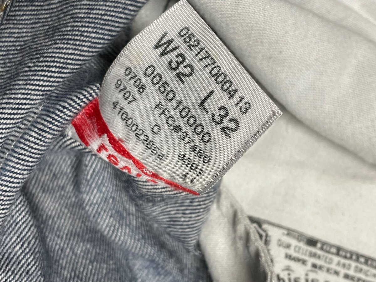 【極美品】リーバイス 501XX メキシコ製 ゴールデンサイズ W34 L32 Levi's - リーバイス501 メキシコ製 ブラックデニム ゴールデン