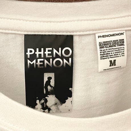 ☆未使用新古品☆ MADE IN JAPAN製 PHENOMENON 2009年モデル プリントTシャツ ホワイト Mサイズ