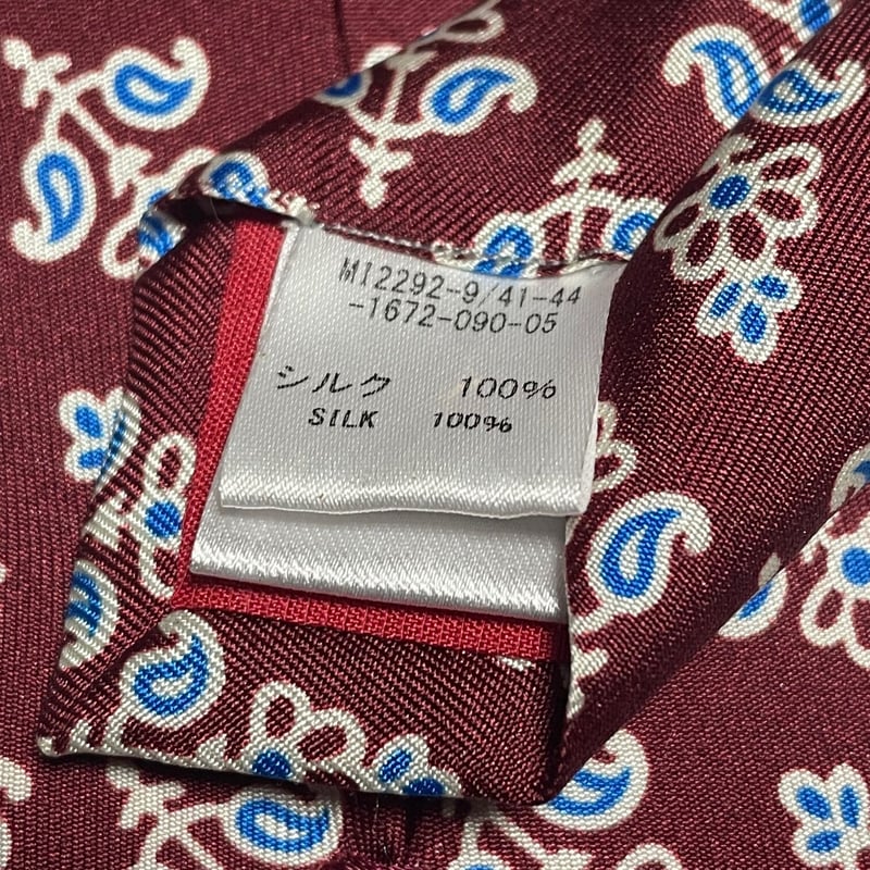 MADE IN ITALY製 Daniel MILANO 1956 HANDMADE 総柄シル