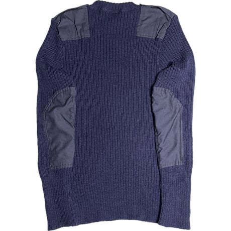 MADE IN ENGLAND製 The Woolly Pully ミリタリーコマンドウールセーター ネイビー 44サイズ