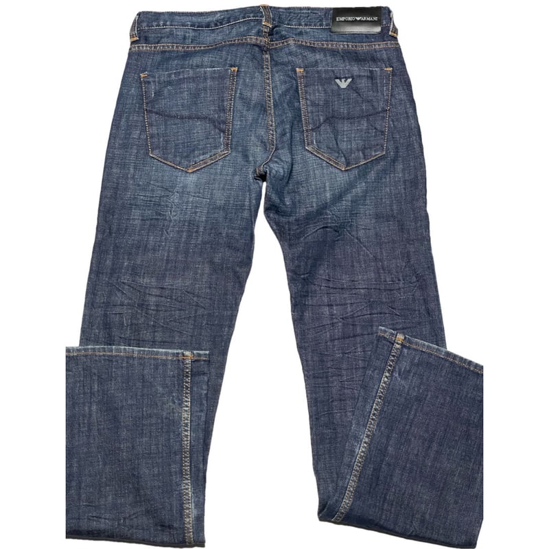 MADE IN USA製 EMPORIO ARMANI HANDMADEデニムパンツ インディ