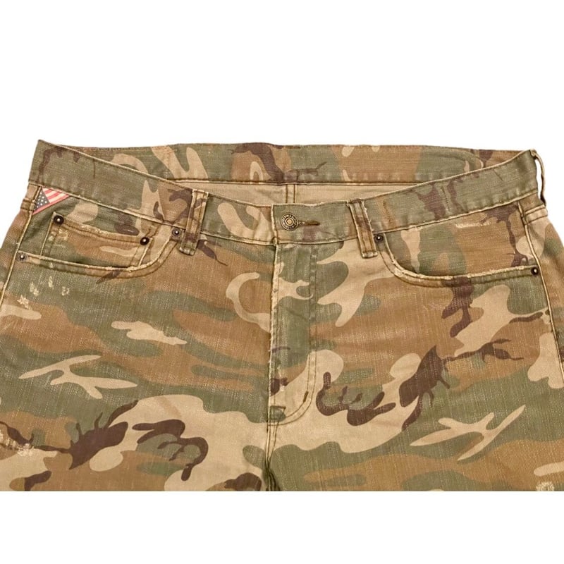DENIM & SUPPLY RALPH LAUREN Slim Fit 迷彩柄ハーフパンツ  