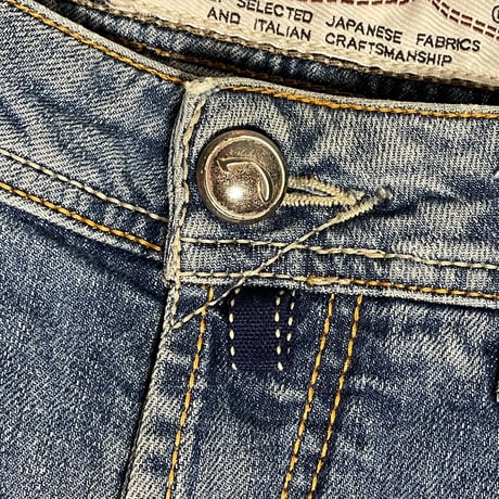 MADE IN ITALY製 JACOB COHEN PW688 COMFORT デニムパンツ ライトインディゴ W33サイズ