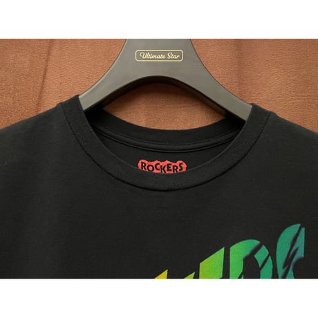 MADE IN USA製 ROCKERS NYC プリントTシャツ ブラック Mサイズ