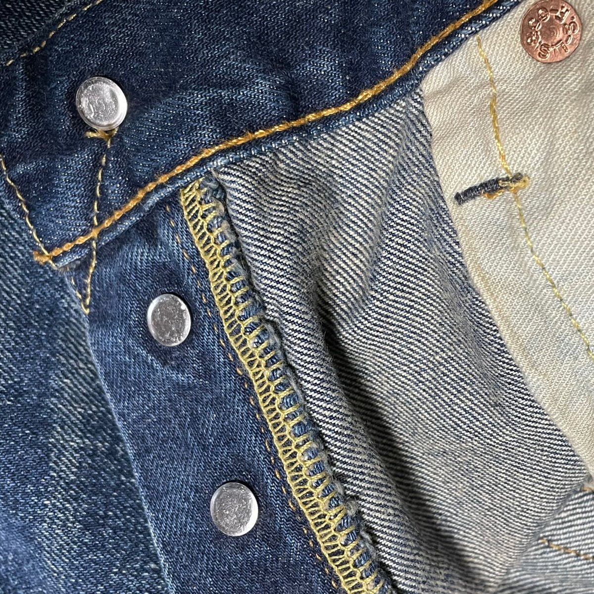 希少 MADE IN USA 555 バレンシア工場製 LEVI'S 501XX BIGE 復刻 