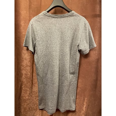 MADE IN ITALY製 GOLDEN GOOSE DELUXE BRAND 半袖プリントTシャツ 杢グレー XSサイズ