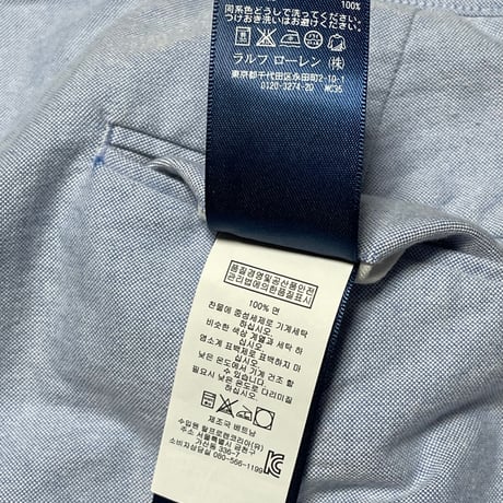 Polo by Ralph Lauren コットンハーフパンツ サックス W30サイズ