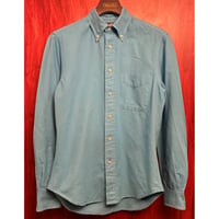 【三越伊勢丹 取り扱い】 MADE IN USA製 GITMANBROS Vintage 長袖ボタンダウンオックスフォードシャツ ターコイズブルー Sサイズ