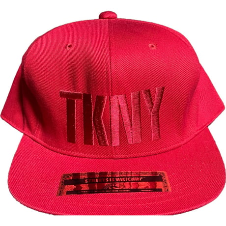 MADE IN JAPAN製 SWAGGER TKNYロゴ ベースボールキャップ レッド Mサイズ