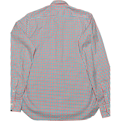 MADE IN ITALY製 PIETRO PROVENZALE PER BARNEYS NEWYORK 長袖ギンガムチェックシャツ マルチカラー Sサイズ
