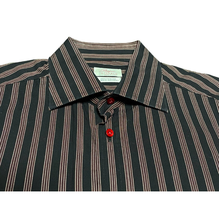 美品　フランクアンドアイリーン　綿100%長袖シャツ　ストライプ柄　ＸL　メンズ 美品 フランクアンドアイリーン 綿100%長袖シャツ ストライプ柄