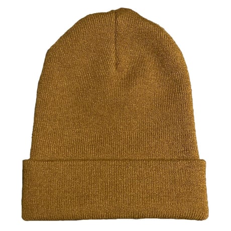 MADE IN USA製 Carhartt アクリルニット帽 ブラウンダック Fサイズ