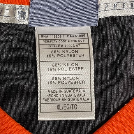 Reebok NFL Cincinnati Bengals フットボールジャージ ブラック×オレンジ XLサイズ