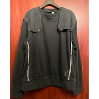 ROCAWEAR ミリタリースウェットトレーナー ブラック Lサイズ