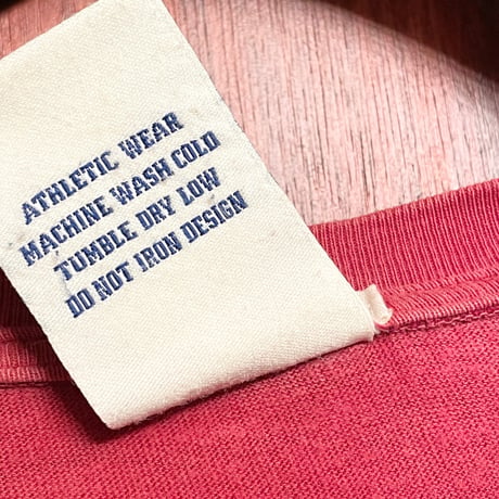 MADE IN ITALY製 FRANKLIN MARSHALL 長袖プリントTシャツ レッド Lサイズ