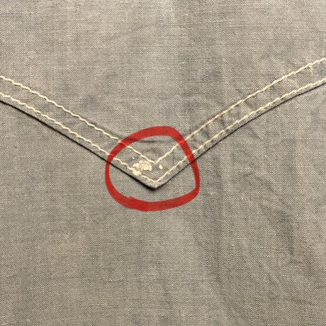 MADE IN JAPAN製 WTAPS 長袖ダンガリーシャツ ライトインディゴ Mサイズ