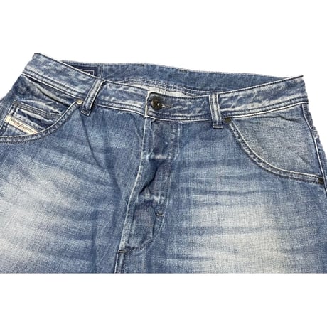 DIESEL デニムハーフパンツ ライトインディゴ W30サイズ