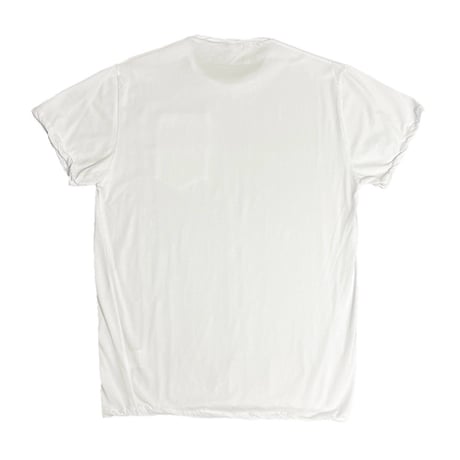 ★新品★ MADE IN ITALY製 MAGLIA 2024年SSモデル「ARANCIA」ポケット付きプリントクルーネックTシャツ ホワイト S～Lサイズ