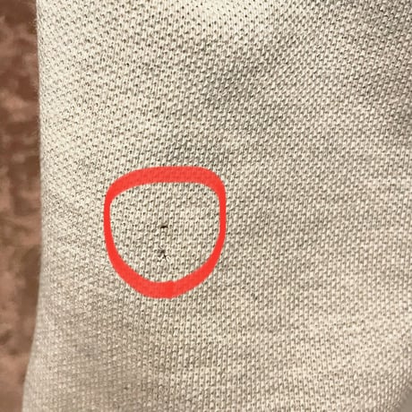 Polo by Ralph Lauren オーバーサイズ半袖鹿の子ポロシャツ グレー Sサイズ