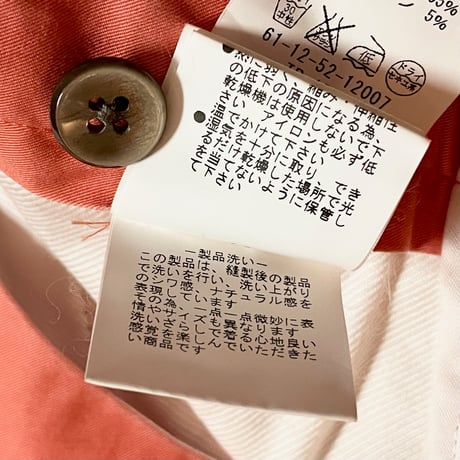 MADE IN JAPAN製 TOMORROWLAND PILGRIM コットンハーフパンツ オレンジ 44サイズ
