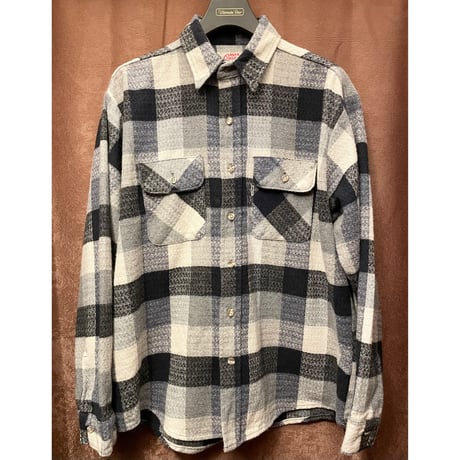 MADE IN USA製 90s LEVI'S Alaska 長袖ブロックチェック柄フランネルシャツ マルチカラー Lサイズ
